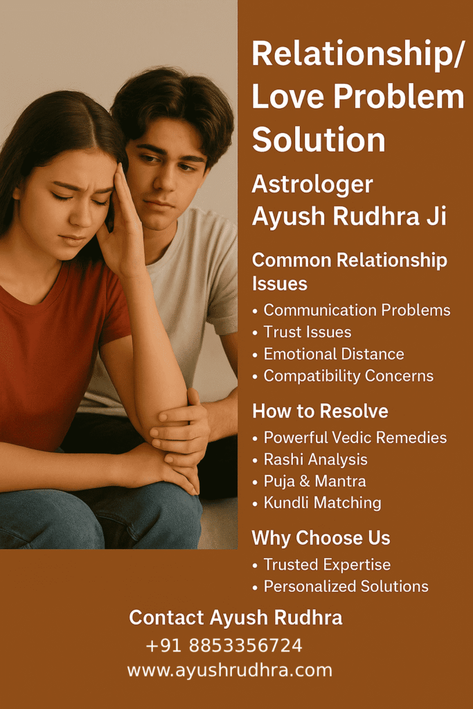 Relationship Problem Solution in Guwahati – By Astrologer Ayush Rudhra Ji