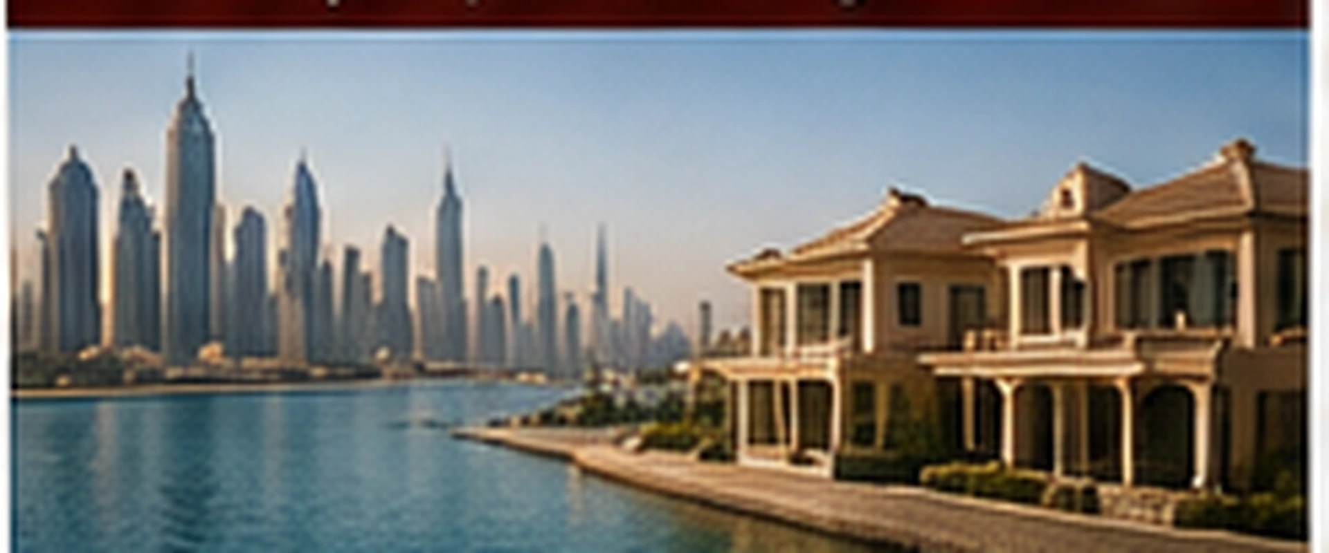 Dubai architecture with property documents in a calm private consultation setting