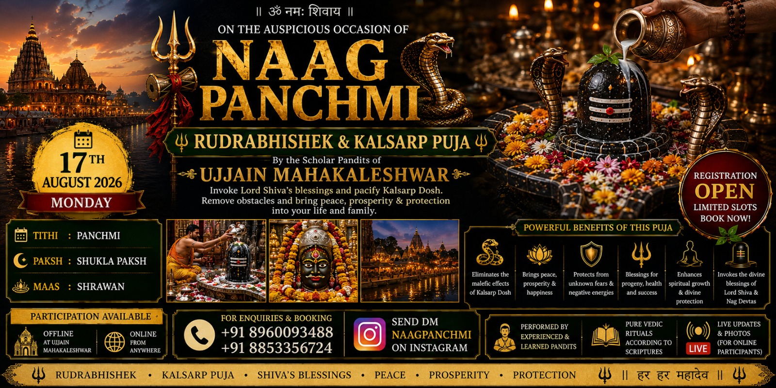 Naag Panchami Rudrabhishek & Kaal Sarp Puja