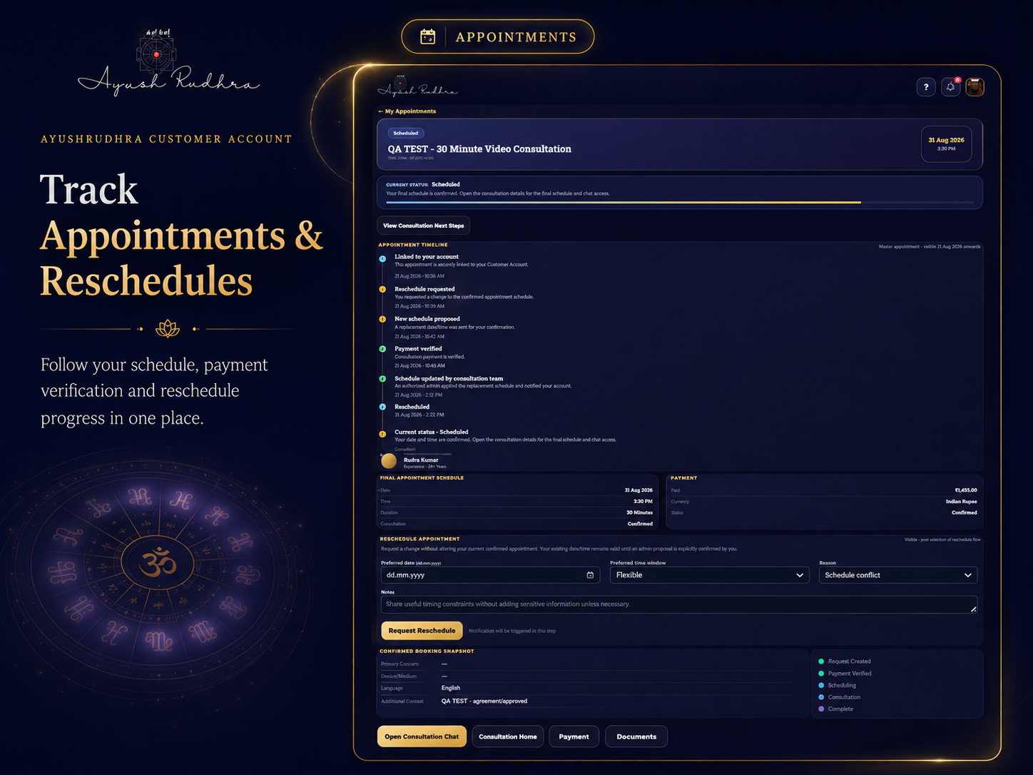 AyushRudhra Customer Account Launch 2026