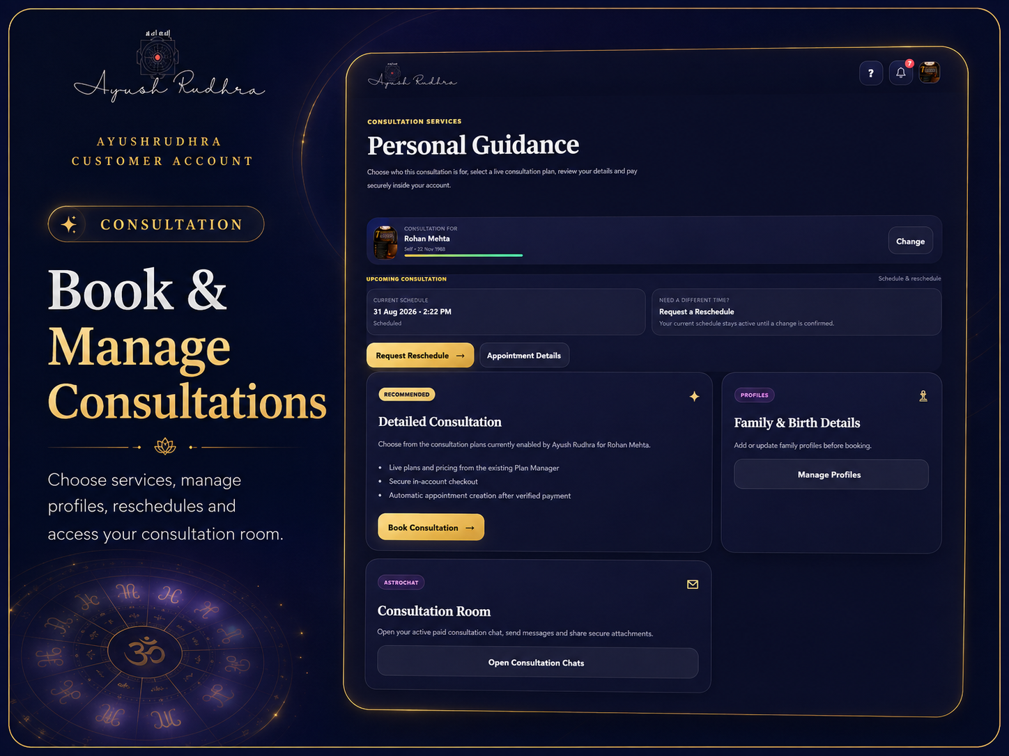 AyushRudhra Customer Account Launch 2026