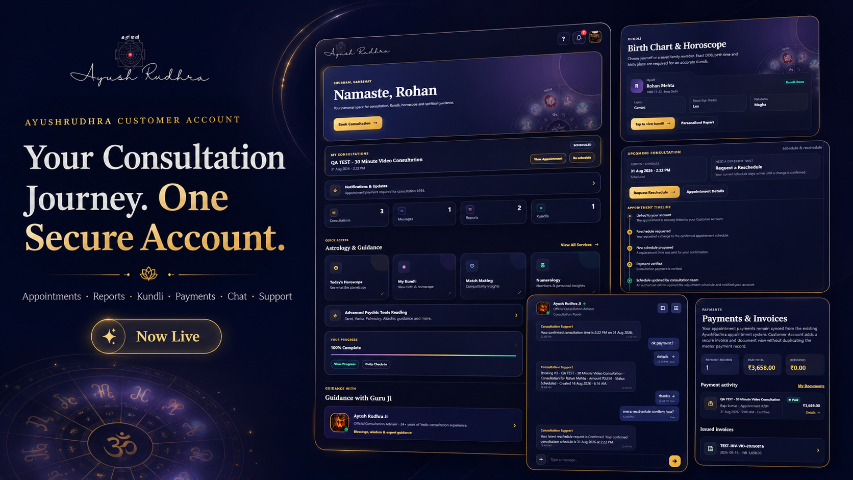 AyushRudhra Customer Account Launch 2026